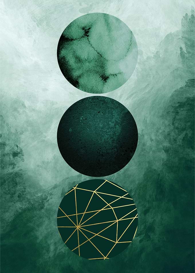 Dark Green Geo 1