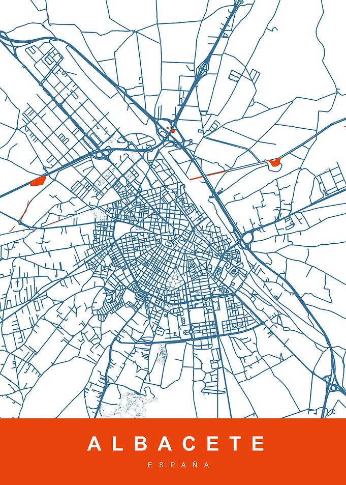 ALBACETE Map Spain