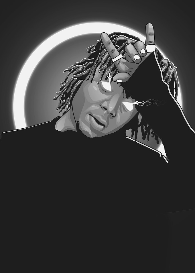 JID Grayscale Art Rapper