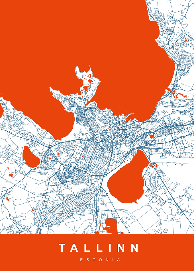 TALLINN Map ESTONIA