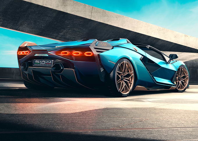 Lamborghini Sian Back
