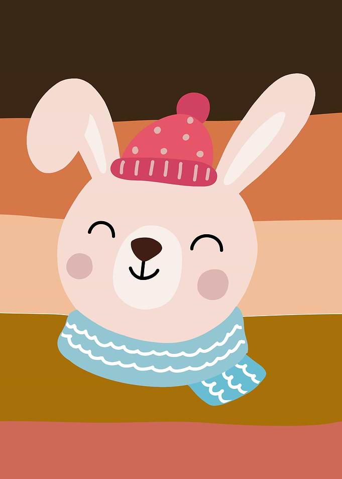 Cute Winter Rabbit