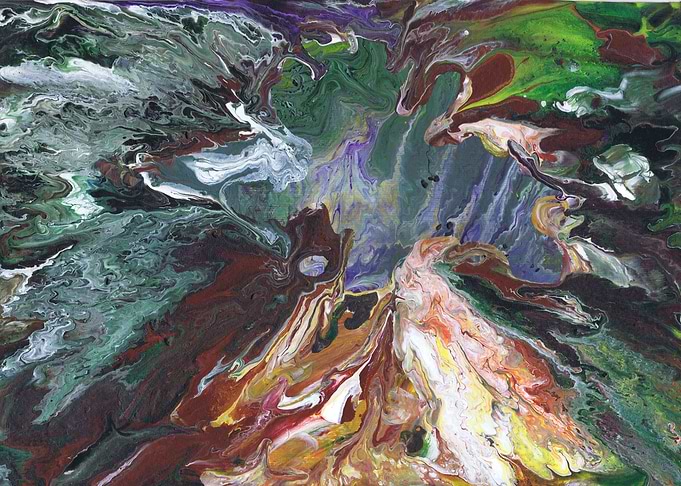 A colorful abyss