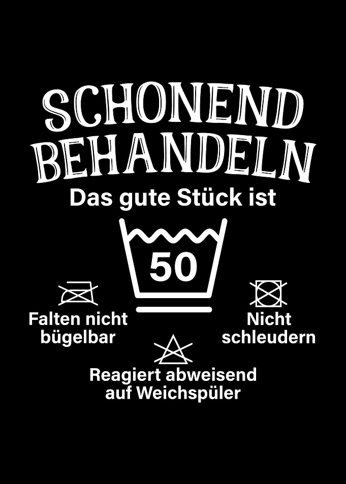 Schonend Behandeln 50 Geb