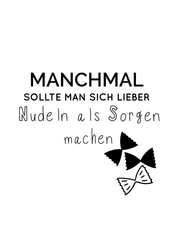 Pasta German Quote