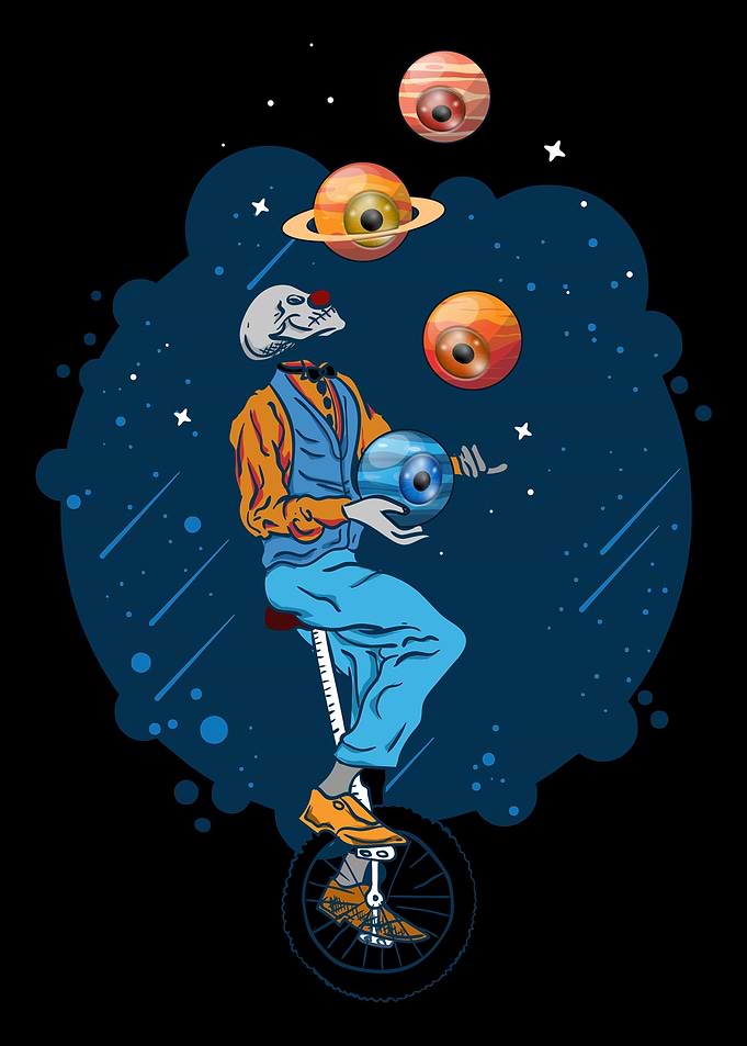 Weirdcore Skeleton Circus