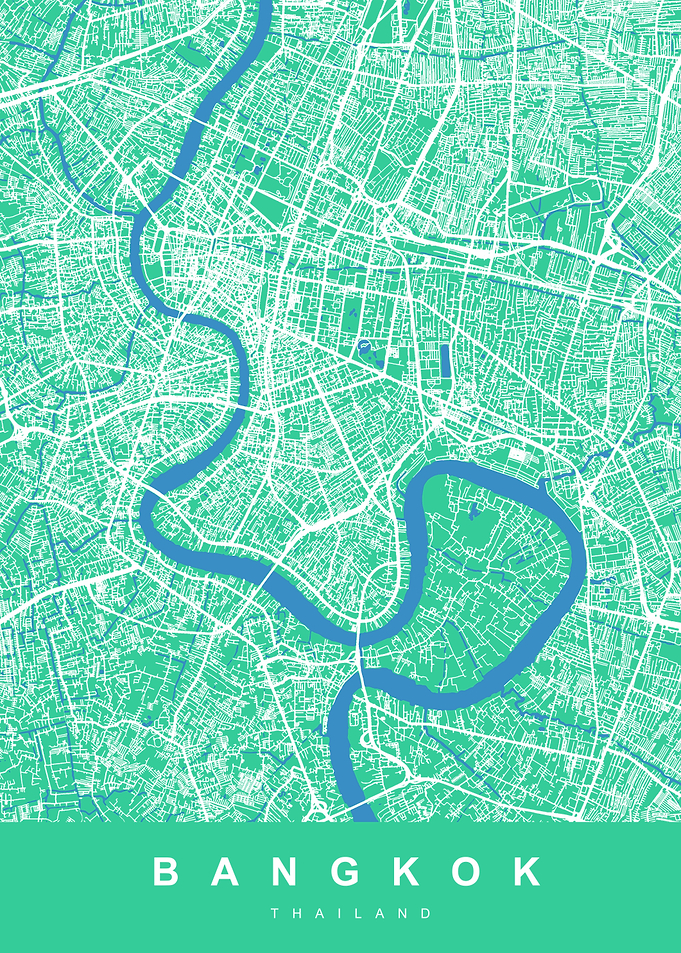 BANGKOK Map THAILAND