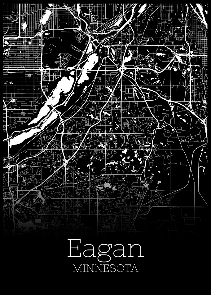 Eagan Minnesota city map