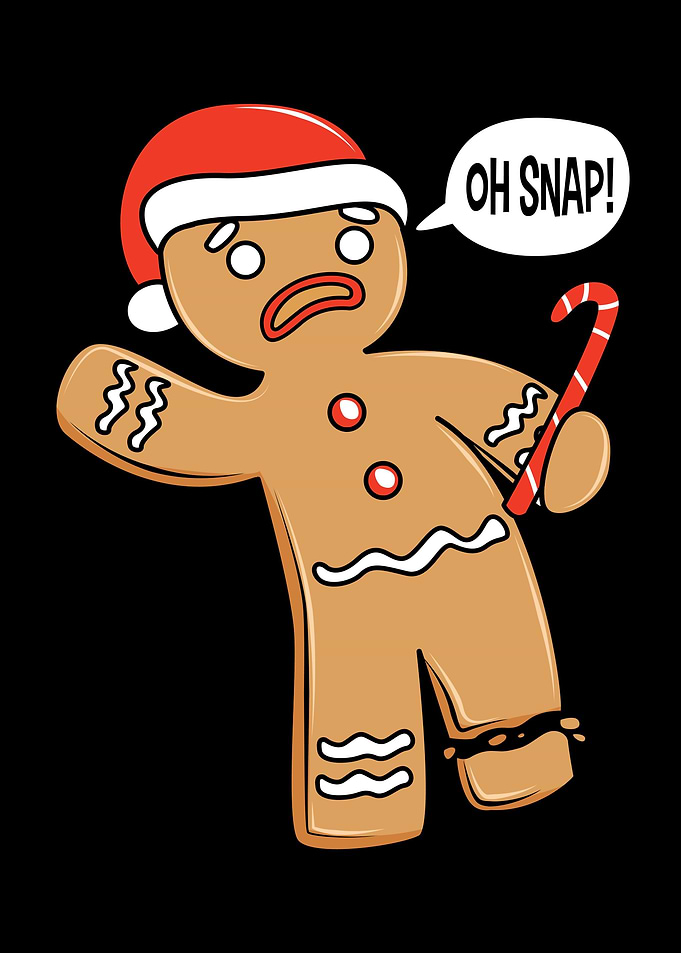 Gingerbread Man Oh Snap