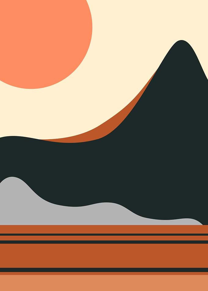 abstract mountain