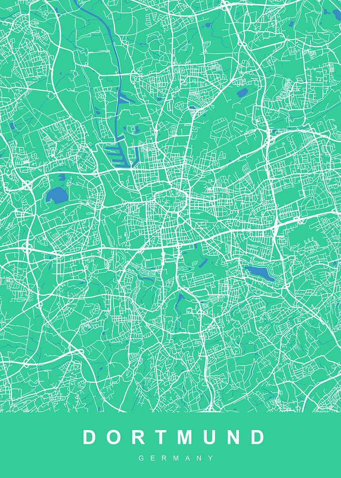 DORTMUND Map GERMANY