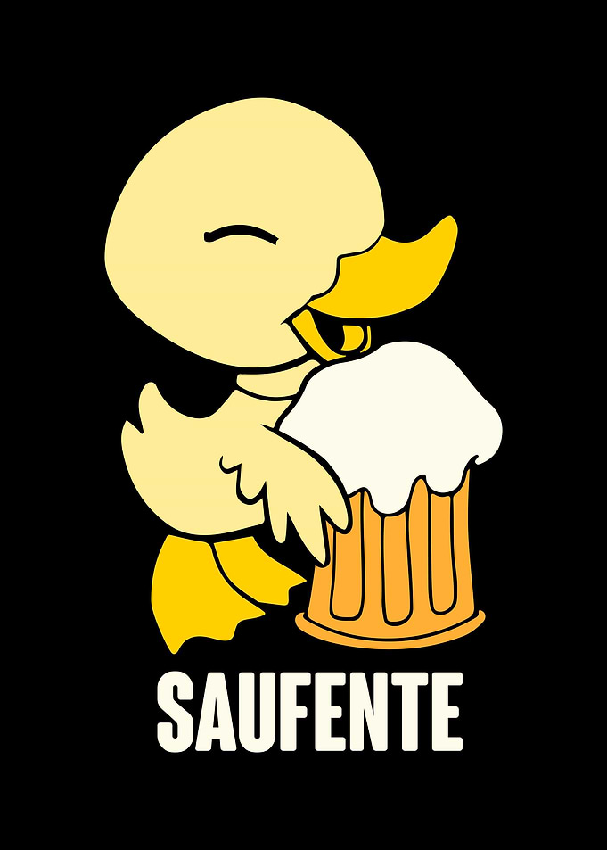 German Beer Duck