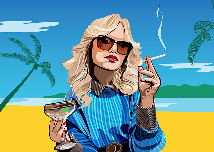 Bad Girl pop art