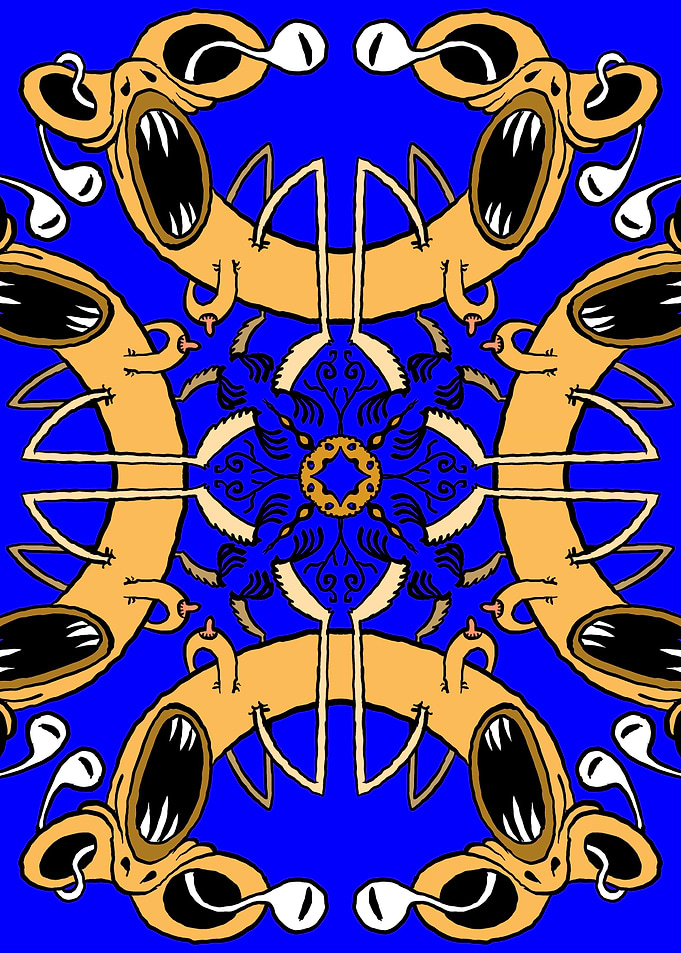 alien monster cartoon