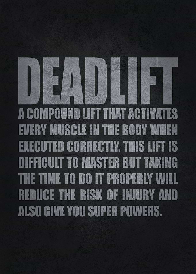 Deadlift Gives You Powers