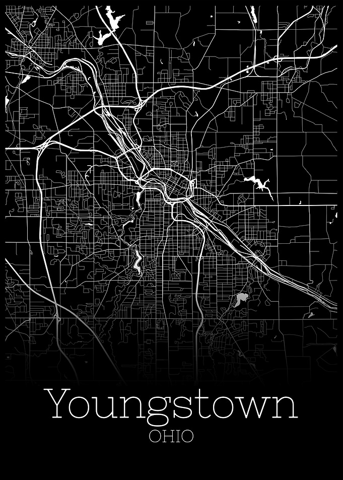 Youngstown Ohio city map