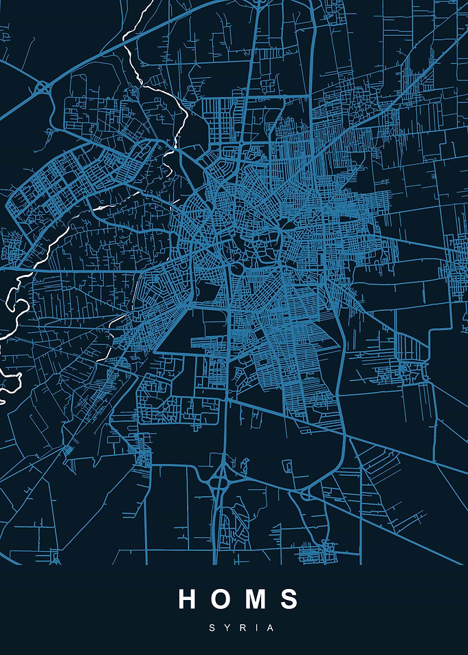 HOMS Map SYRIA