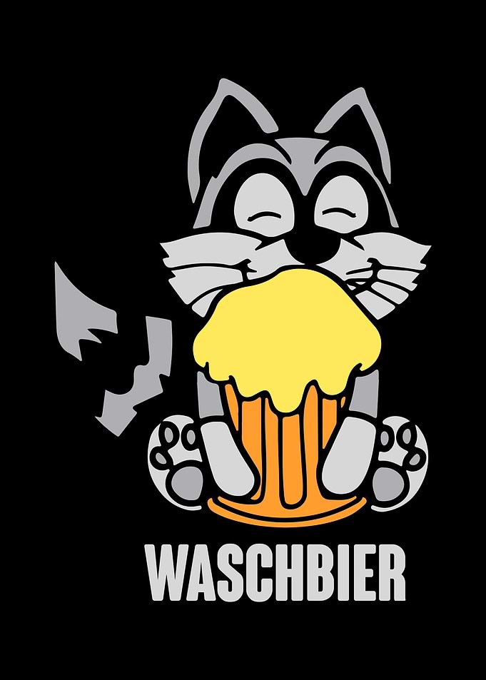 German Beer Raccoon