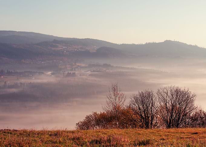 Autumn mountain landscape
