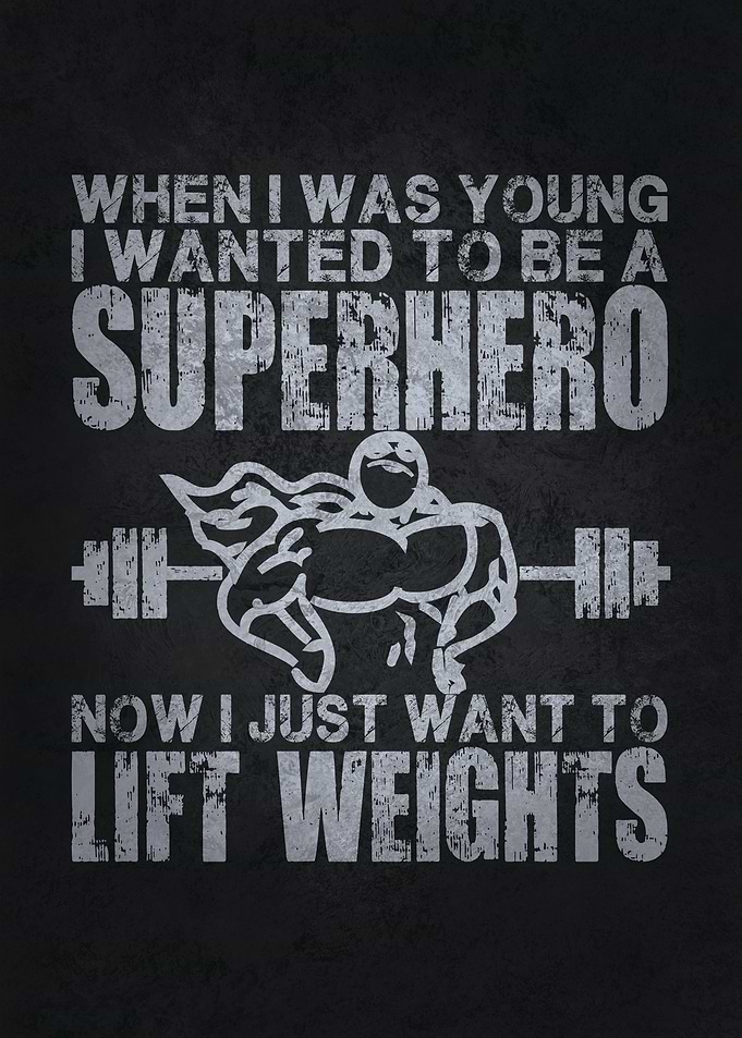 Super Hero Lift Weights
