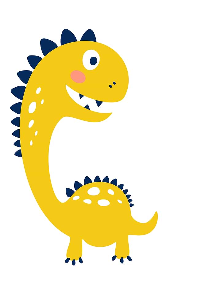 Baby Dinosaur Animal Print