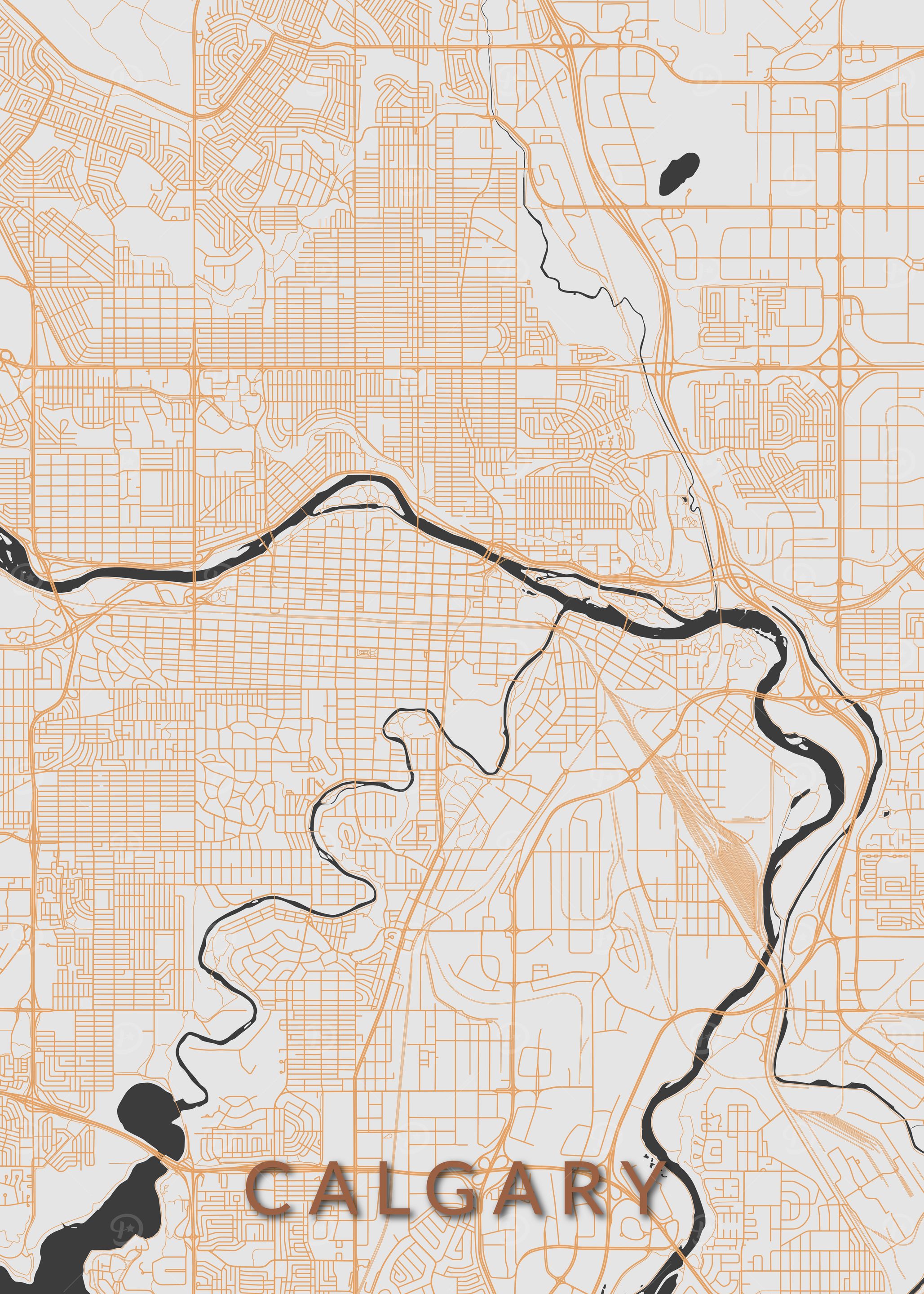 Calgary Map
