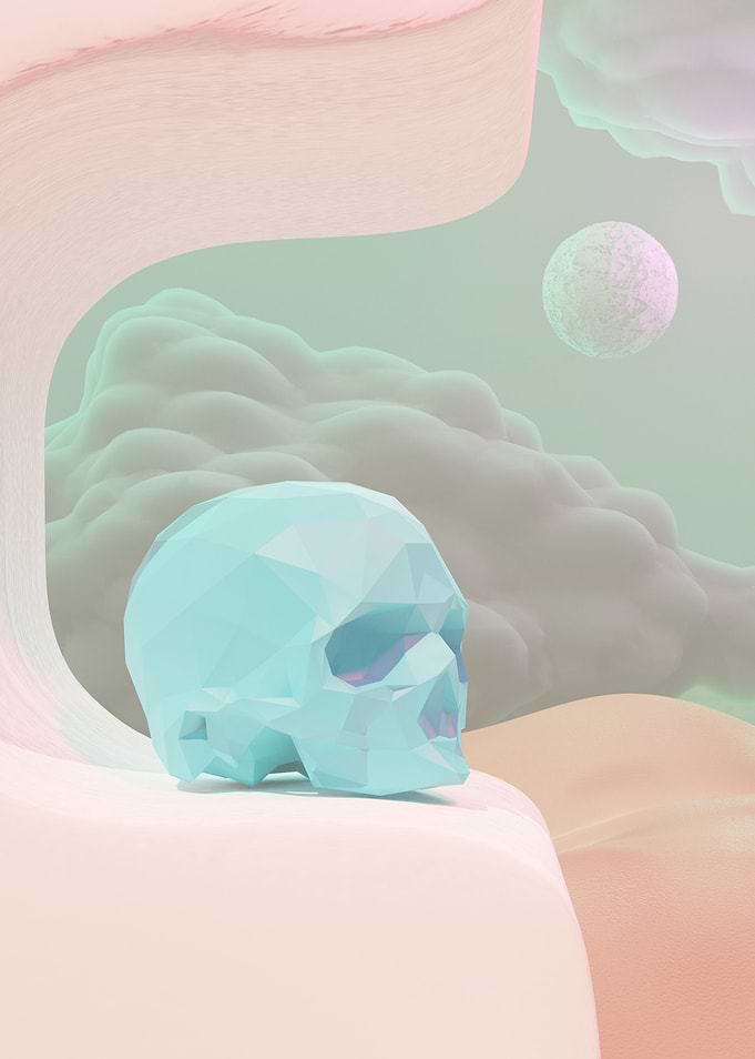 Blue Skull