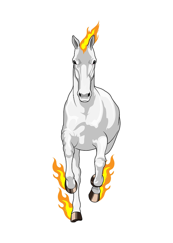 White Horse Flame