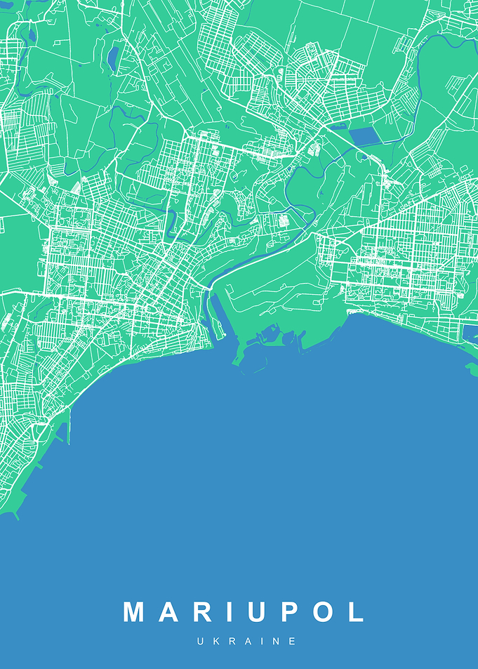 MARIUPOL Map UKRAINE