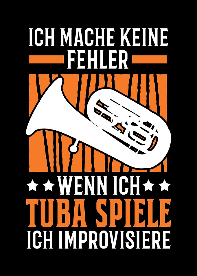 Tuba Musiker Tubist