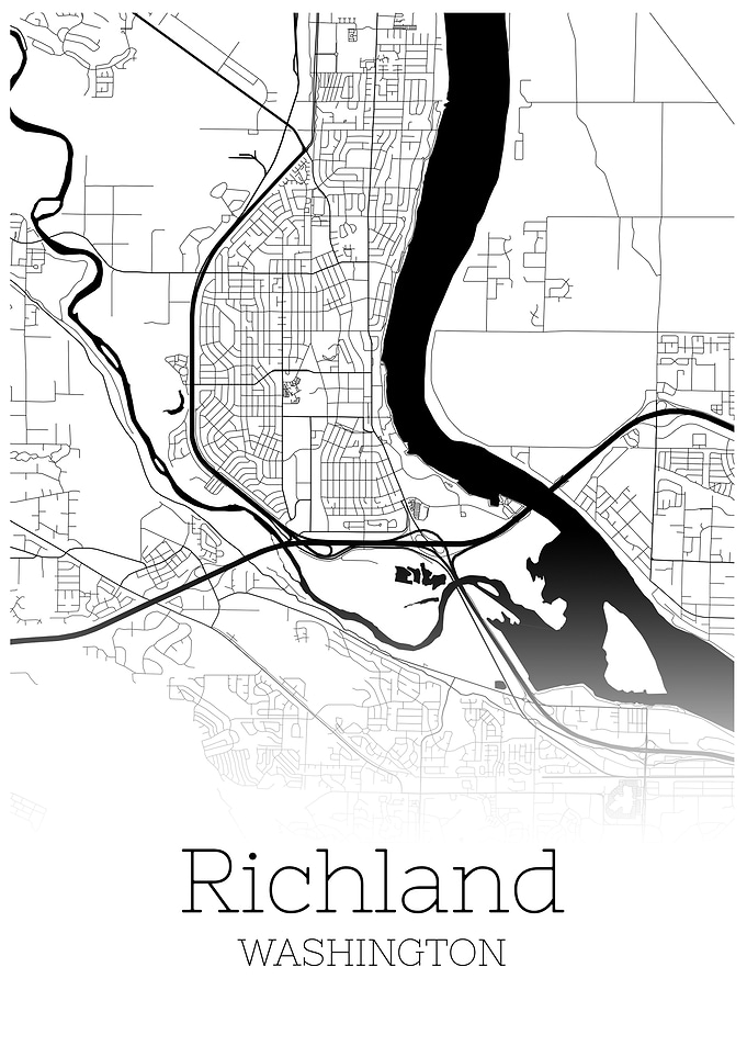 Richland Washington map