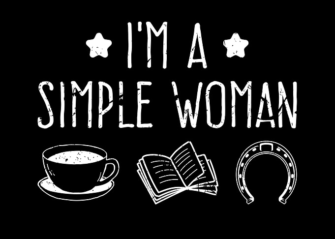 Woman Coffee Books Horses