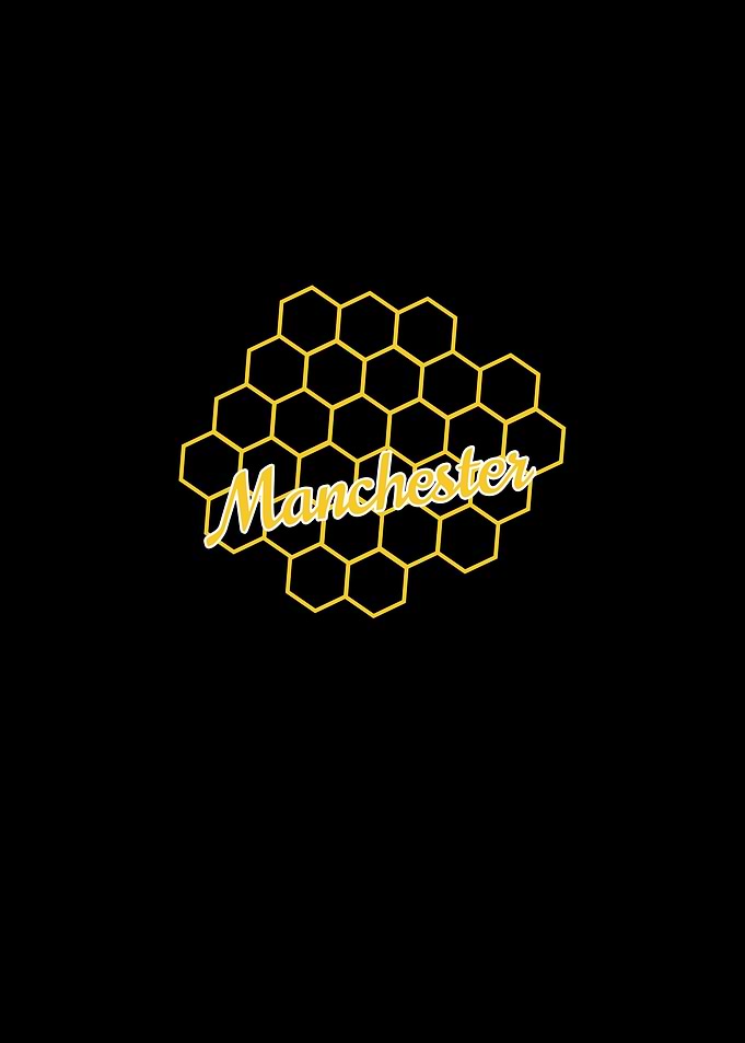 Manchester Honeycomb Black