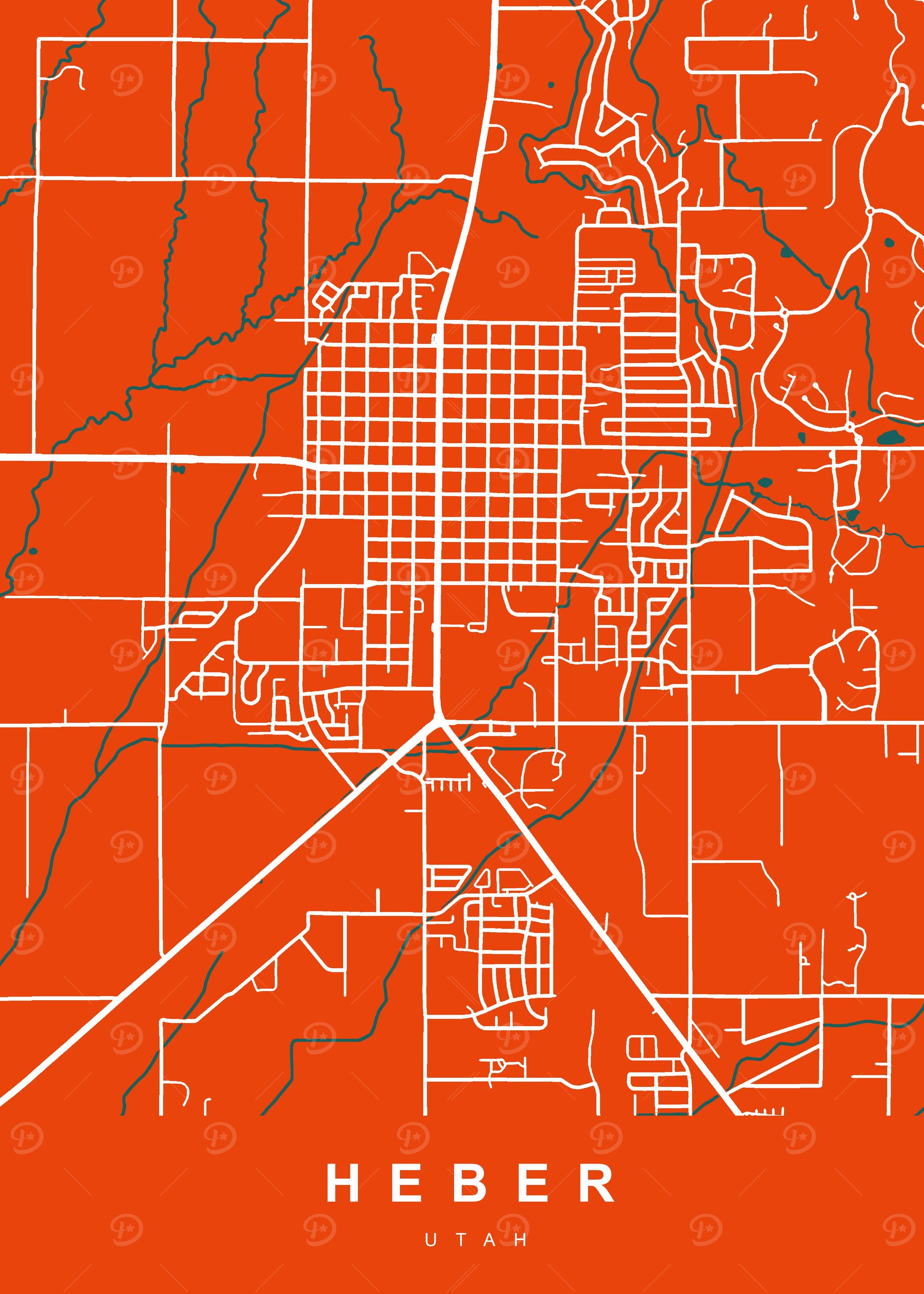 HEBER Map UTAH