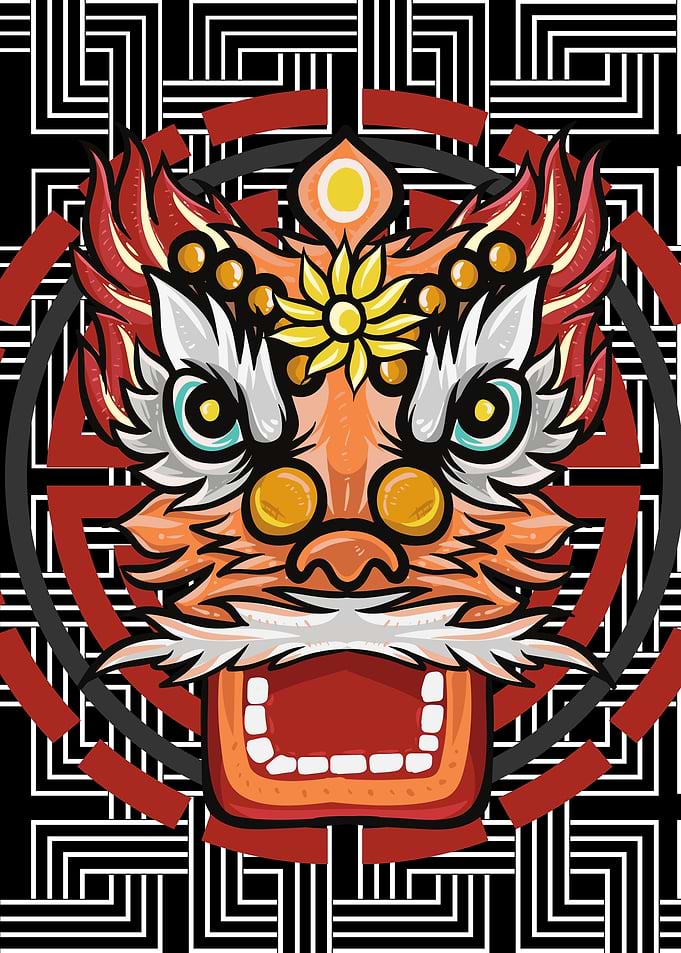 Japanese Dragon Pattern