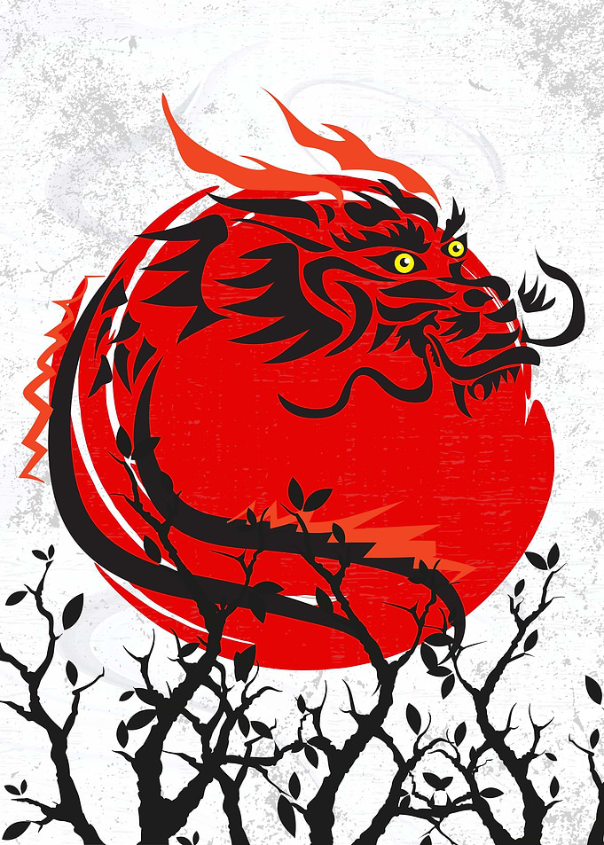 Japanese Red Dragon