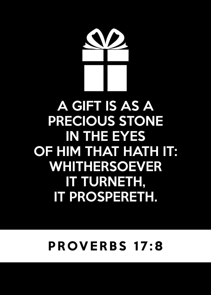 Proverbs 17 8