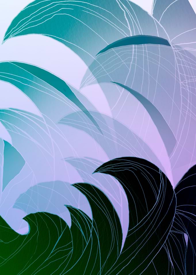 Abstract ocean waves