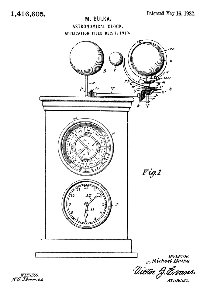 Astronomical clock