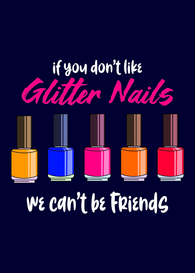 Glitter Nails