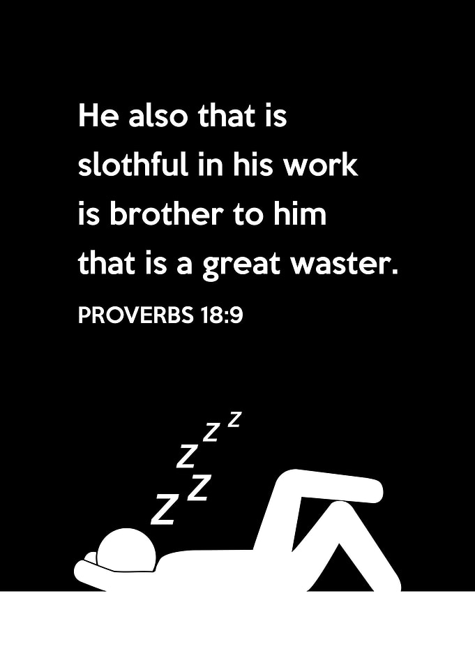 Proverbs 18 9