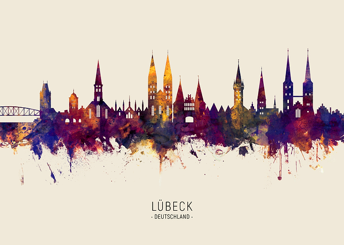 Lubeck Germany Skyline 2