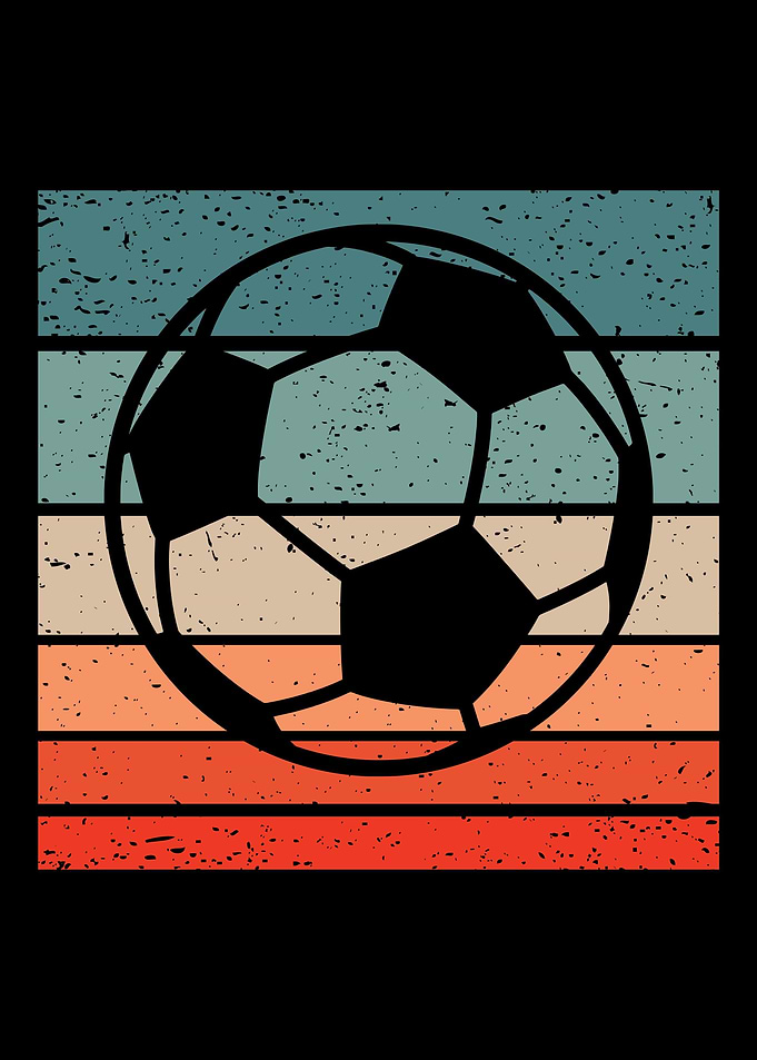 Soccer Ball Retro Vintage