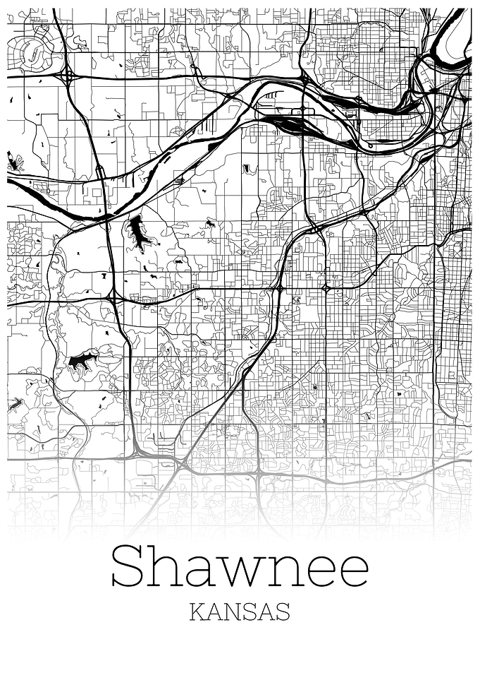 Shawnee Kansas map