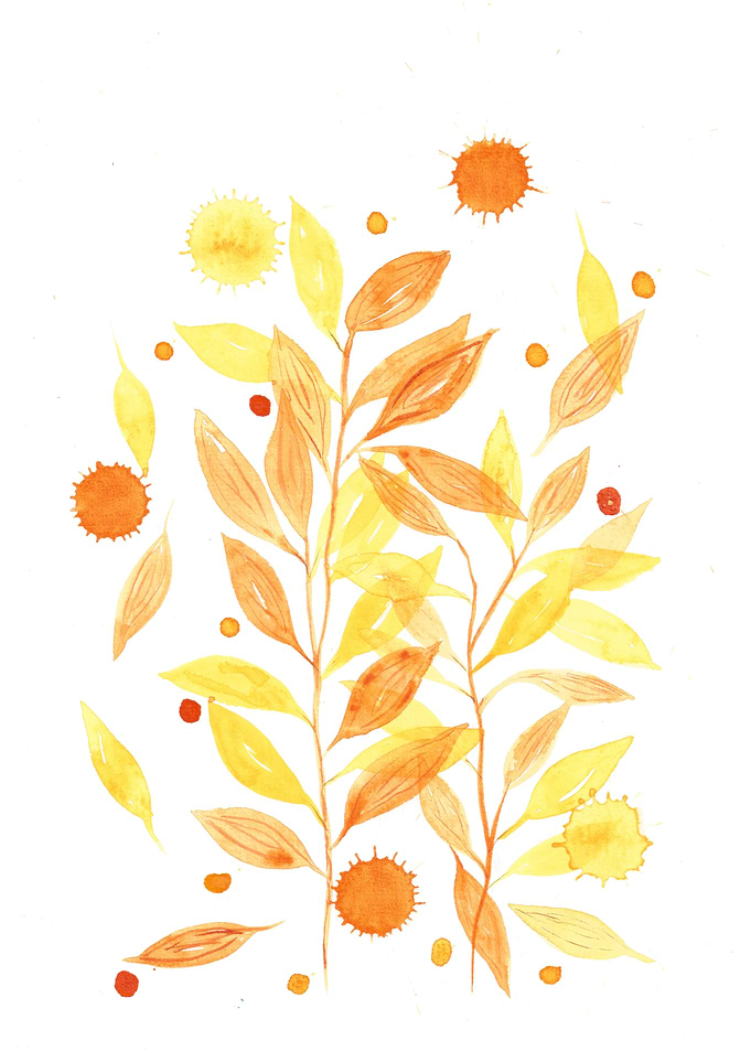 Peach and Lemon Plants