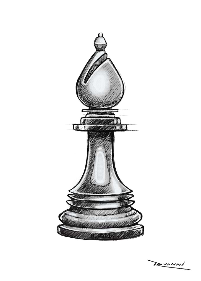 Chess Bishop Sketch II