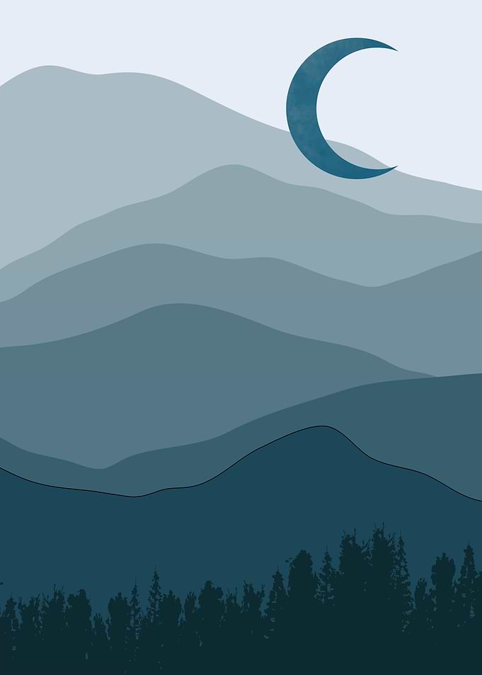 Nature abstract wall art
