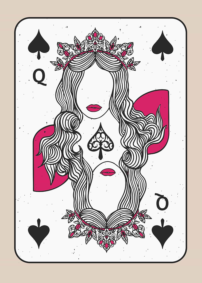 Queen card