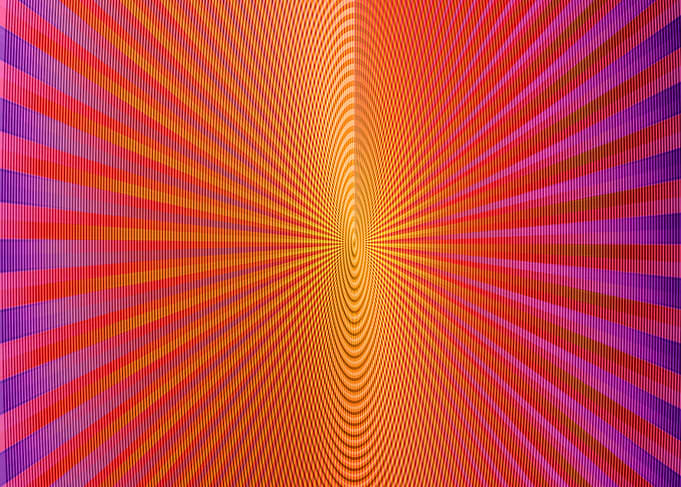 Illusion lines design trip