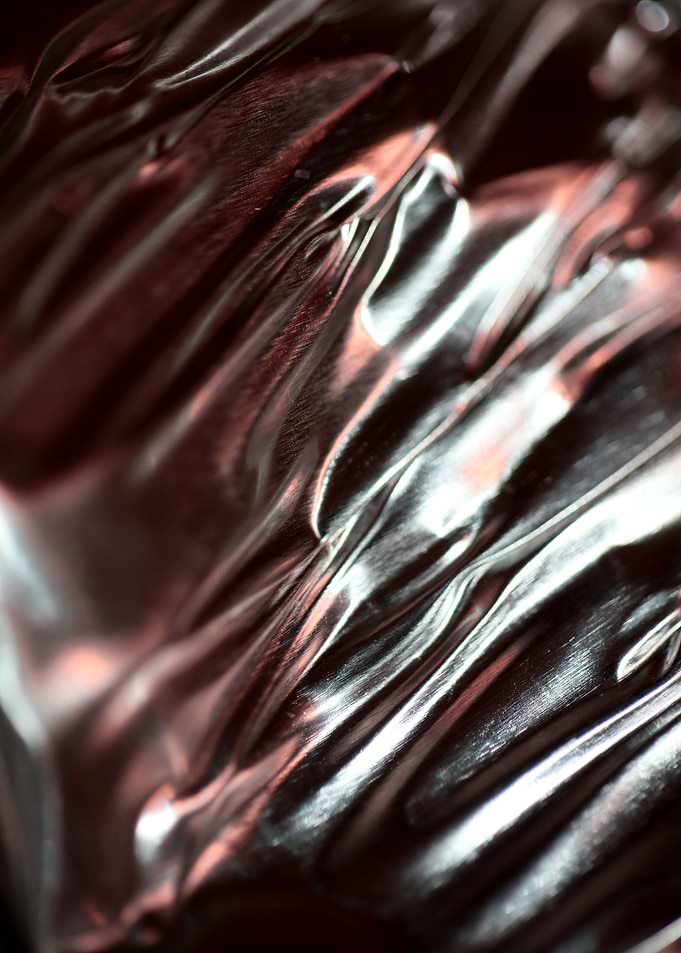 Aluminum folie close up
